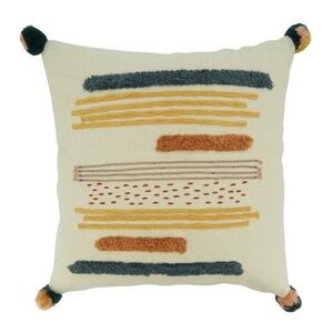 Structube Colorful Decorative Throw Pillow Case Fall Boho Accent